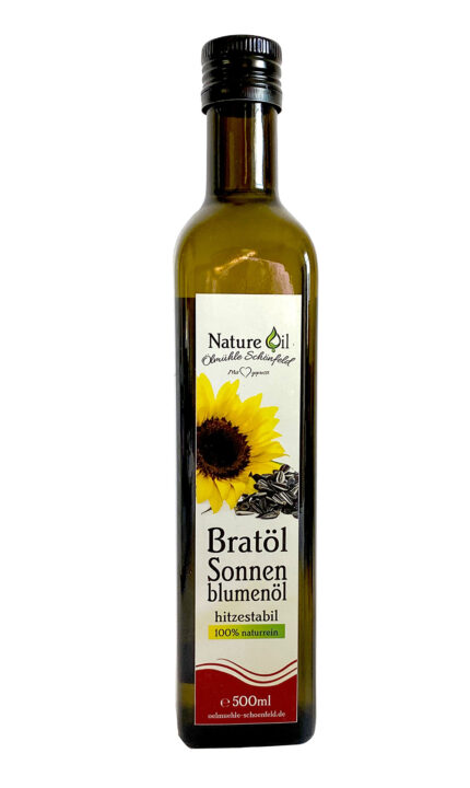 500ml Bratöl - Sorte Sonnenblumenöl | Ölmühle Schönfeld